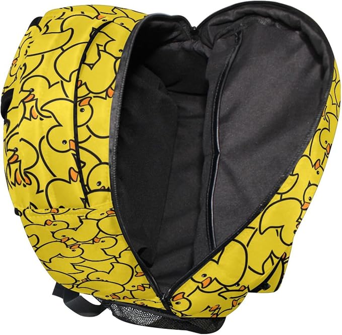 Wamika Kids Backpack Cute Yellow Duck School Backpacks Boys Girls Preschool - Image 7