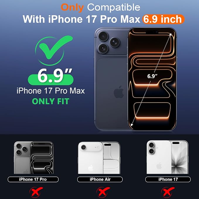 SPIDERCASE for iPhone 17 Pro Max Case Waterproof, Built-in Lens & Screen - Image 2