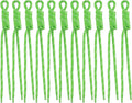 Paracord Keychain Paracord Bag Charm 12pcs Braided Nylon Rope Keychain Cord by Cmidy