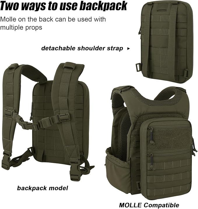 PETAC GEAR Tactical Molle Hydration Pack - Image 6
