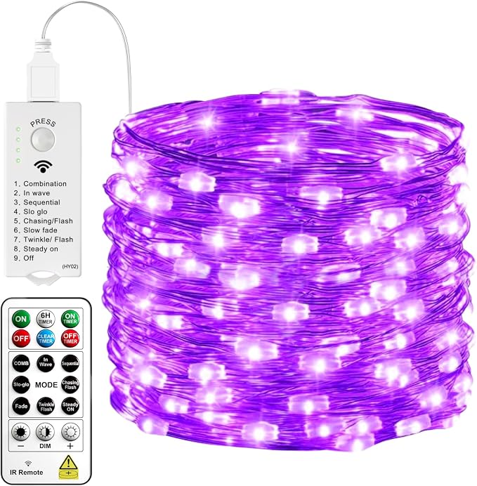 HXWEIYE Rechargeable Fairy Lights by LightUpYourHomewHXWEIYE
