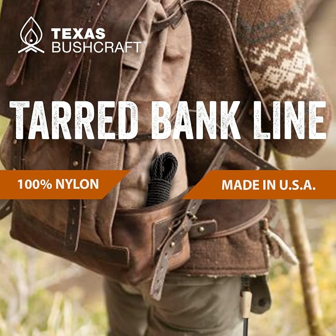 Texas Bushcraft Tarred Bank Line Twine - Image 3