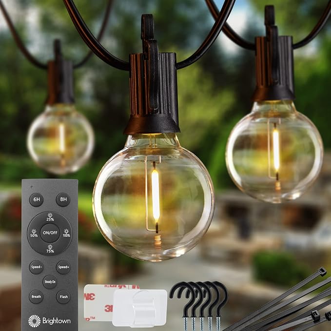 Brightown String Lights Outdoor 38Ft by Brightown