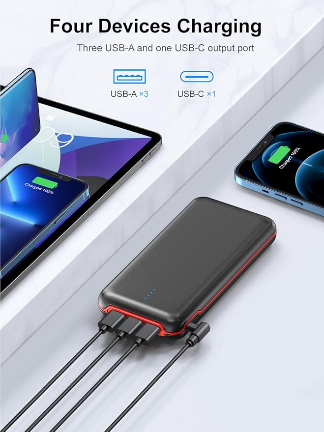 Portable Charger, 30000mAh 22.5W Fast Charging Power Bank - Image 4