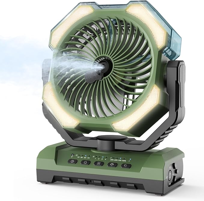 Camping Misting Fan by Unknown