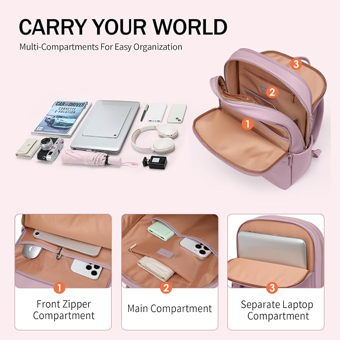 GOLF SUPAGS Women Laptop Backpack Casual Daypack - Image 2