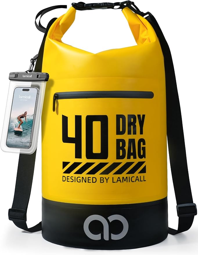 Lamicall Dry Bag Waterproof Backpack - 5L/10L/20L/30L/40L Large Water Proof Bag by Lamicall