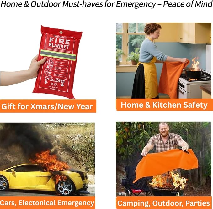 Emergerncy Silicone Fire Blanket - Image 2