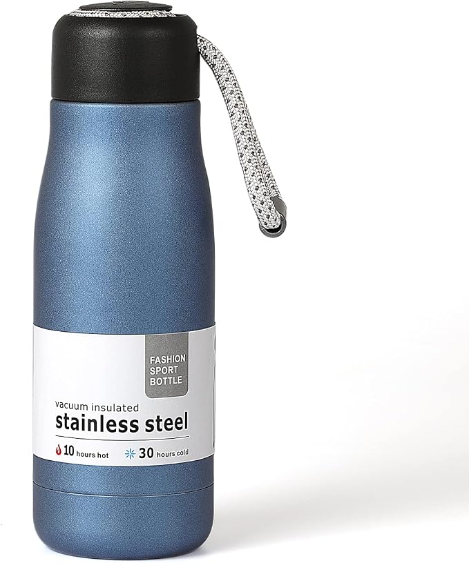 Small Water Bottle 12 oz, Dusgut Insulated Water Bottle, Stainless Steel by Dusgut