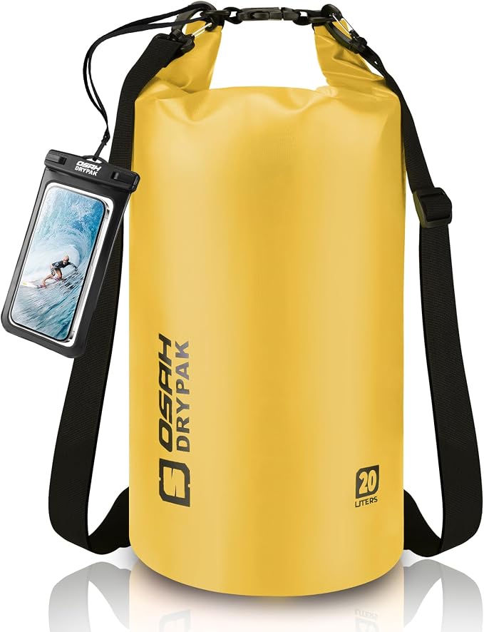 Waterproof Dry Bag, 5L/10L/20L/30L/40L Roll Top Lightweight Storage Backpack by OSAHDRYPAK