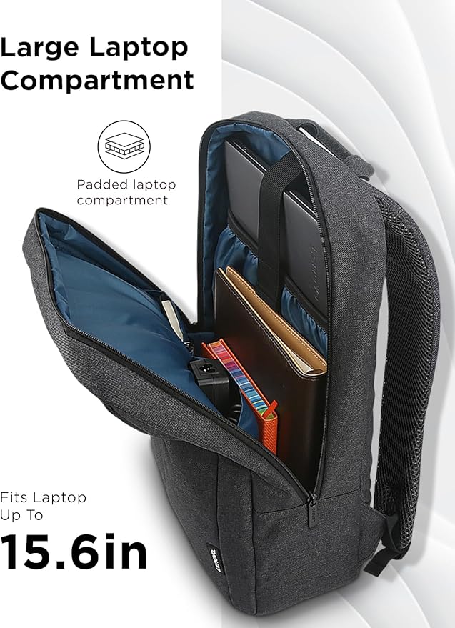 Lenovo Laptop Backpack B210, 15.6-Inch Laptop/Tablet, Water-Repellent, - Image 4