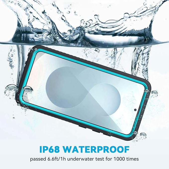 Lanhiem for Samsung Galaxy S25+ Plus Case, IP68 Waterproof Dustproof Case - Image 2
