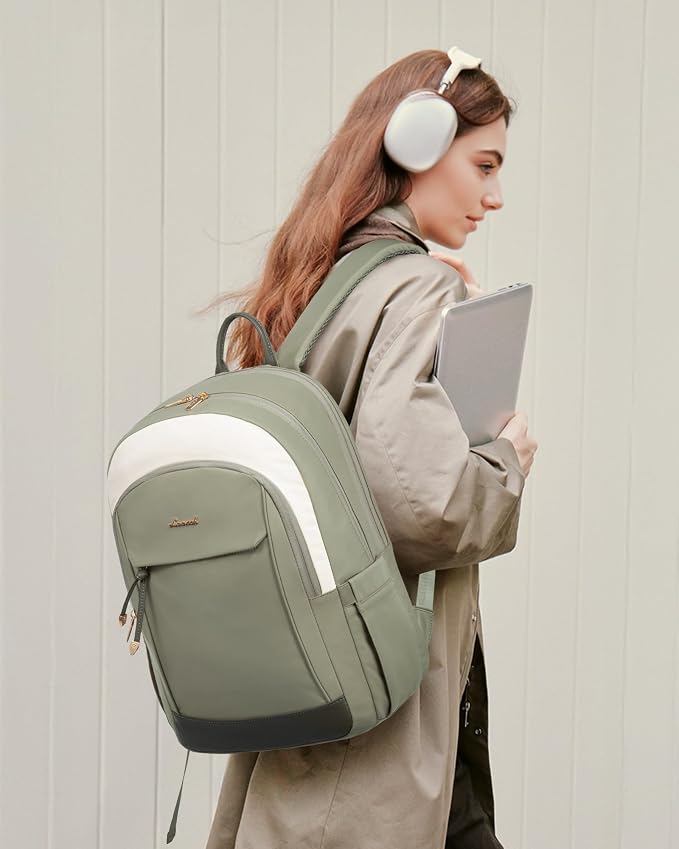 LOVEVOOK Laptop Backpack for Women, 15.6 inch Waterproof College Backpack Woman - Image 8