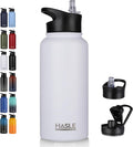 HASLE OUTFITTERS 32 oz Insulated Water Bottle Stainless Steel Double Walled by HASLEOUTFITTERS