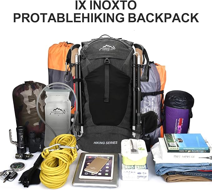 IX INOXTO Hiking Backpack, 26L/40L Waterproof Hiking Daypack - Image 5