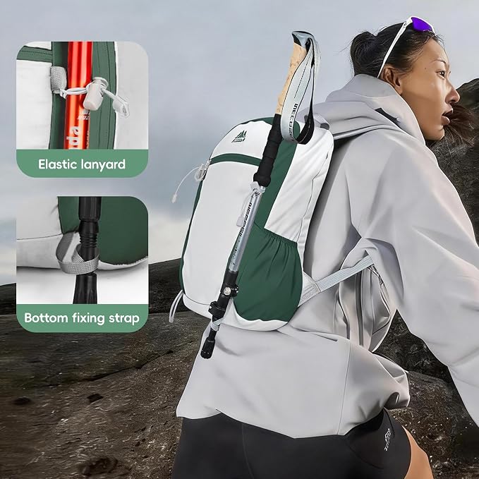 Seektop 20L Ultra Lightweight Small Hiking Backpack, Water-Resistant Packable - Image 7