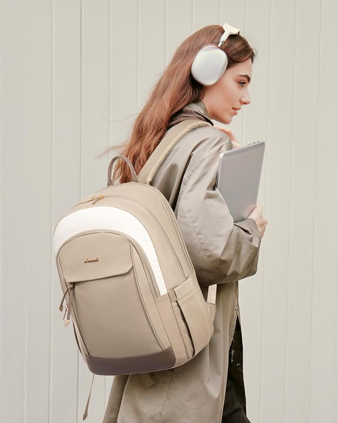 LOVEVOOK Laptop Backpack for Women, 15.6 inch Waterproof College Backpack Woman - Image 8