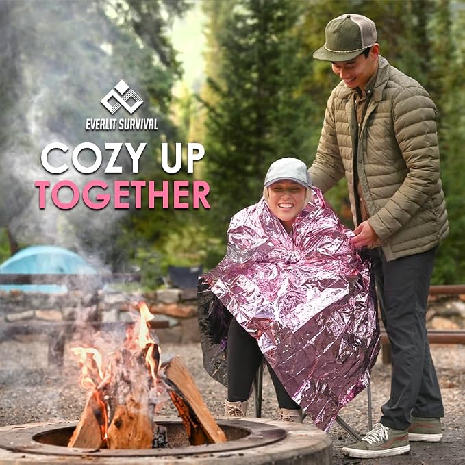Everlit Survival Emergency Mylar Thermal Blankets -Space Blanket Survival kit - Image 4