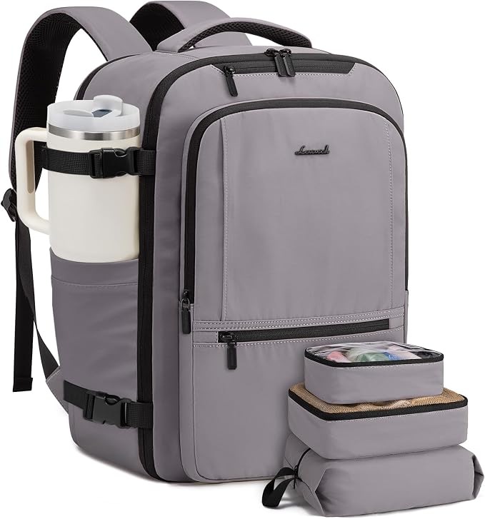 LOVEVOOK Travel Backpack for Women & Men, 60L Large Carry On Backpack Airline by LOVEVOOK