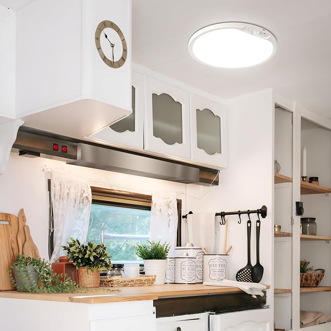 SunRider 12 Inch Rechargeable Motion Sensor LED Ceiling Light - Image 8