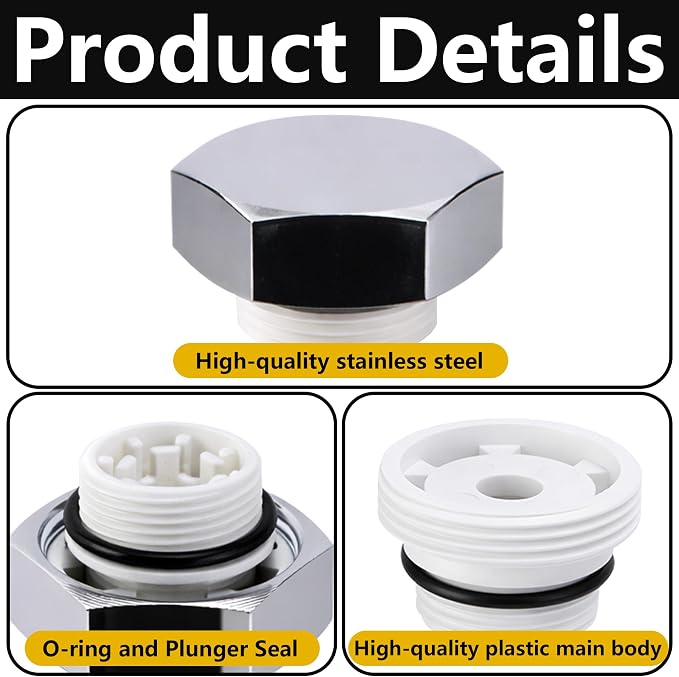 4 Pack Vacuum Breakers Outside Faucet, Stainless Steel Vacuum Breaker Repair - Image 3