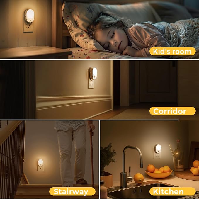 L LOHAS LED Motion Sensor Night Light, Night Lights Plug into Wall, Motion - Image 7
