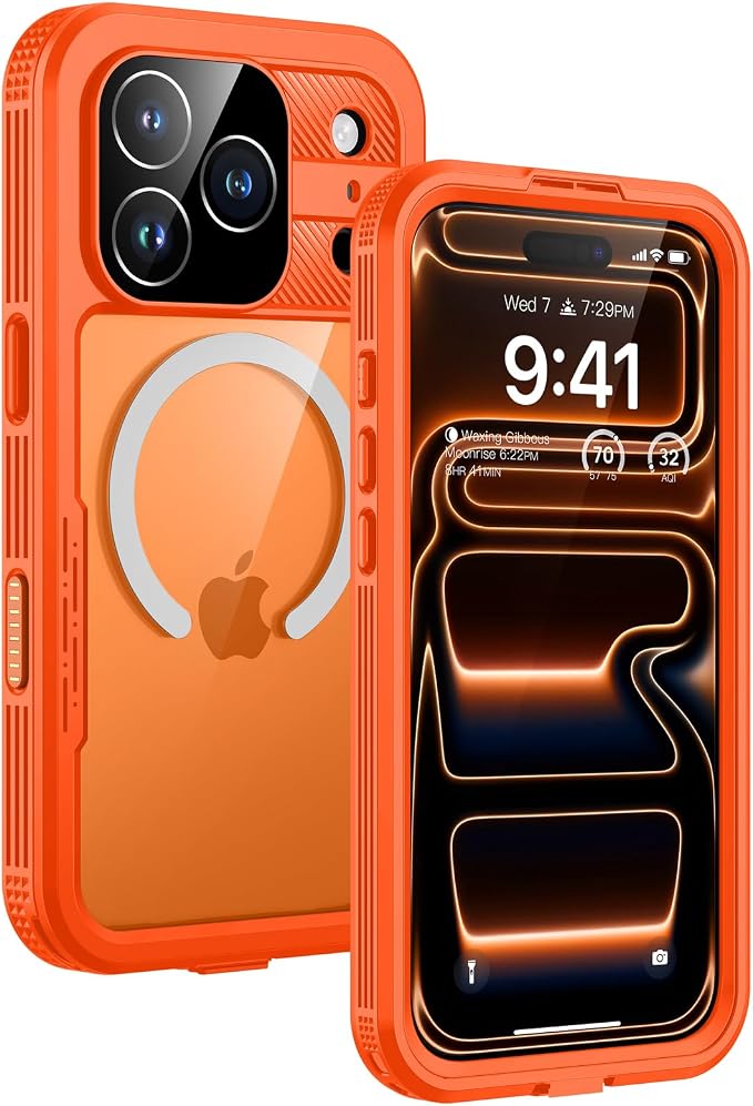 Lanhiem Magnetic for iPhone 17 Pro Case, IP68 Waterproof, Compatible by LanhiemHome