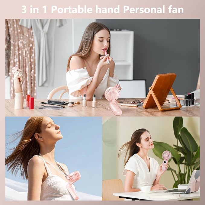 Portable Fan, 5-Speed 180° Foldable USB Fan, Cooling Face Fan - Image 5
