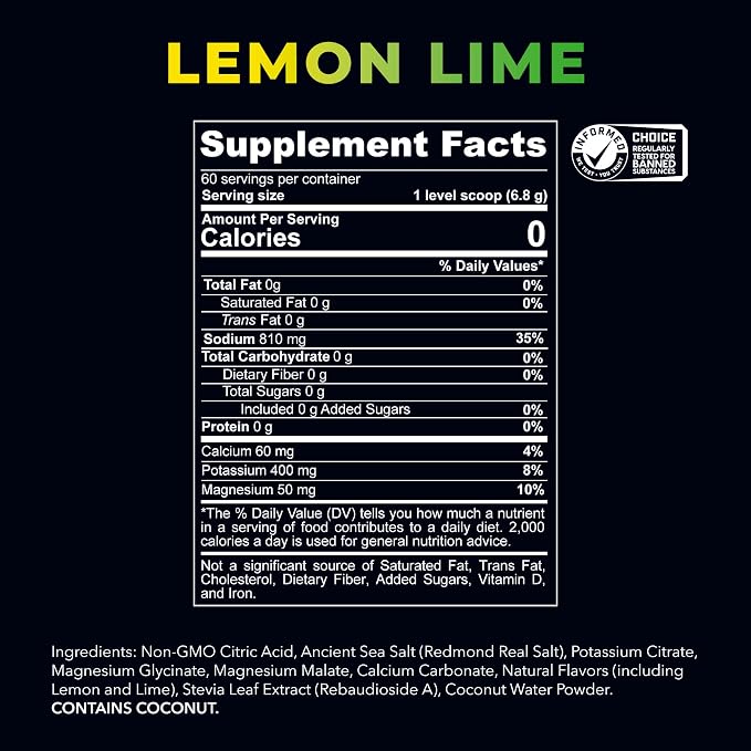 REDMOND Re-Lyte Electrolyte Powder Drink Mix - Image 3