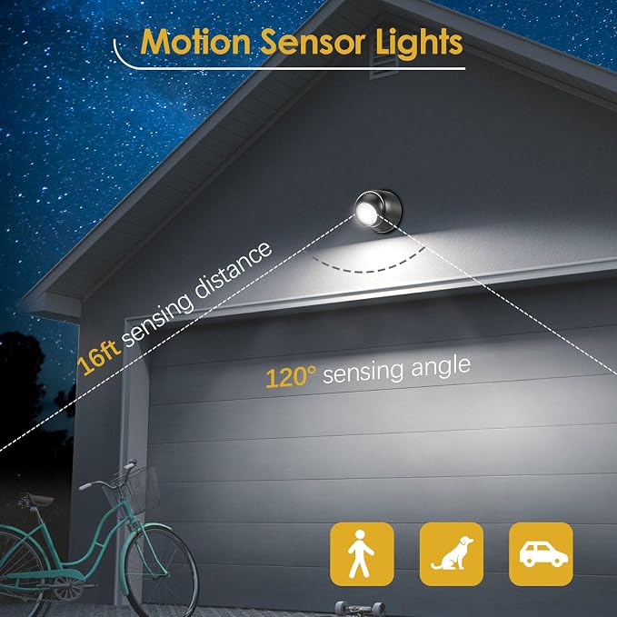 ProGreen 6000K Battery Motion Sensor Light Outdoor Waterproof Wireless LED - Image 2