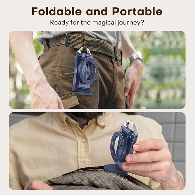 OMOTON TP02 360°Rotating for MagSafe Tripod Mount, Adjustable Aluminum Magnetic - Image 8