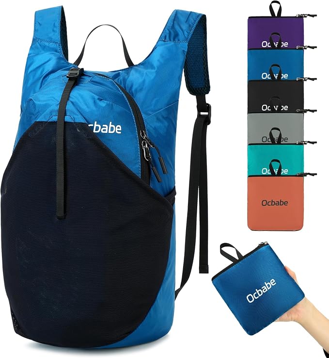 Ultra Lightweight Foldable Backpack, Water Resistant Small Packable Hiking by Unknown