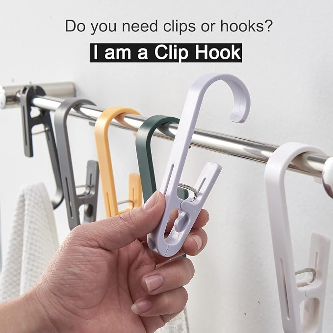 Large Laundry Hook Clothes pins 4Pcs Sock Clip Laundry Clips - Image 4