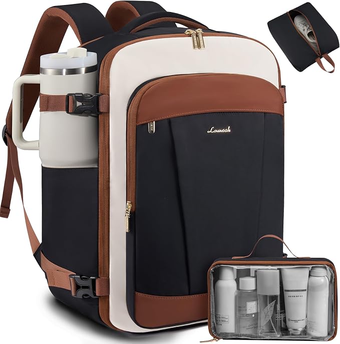 LOVEVOOK 40L Travel Backpack for Women & Men, Airline Approved Carry On Backpack by LOVEVOOK