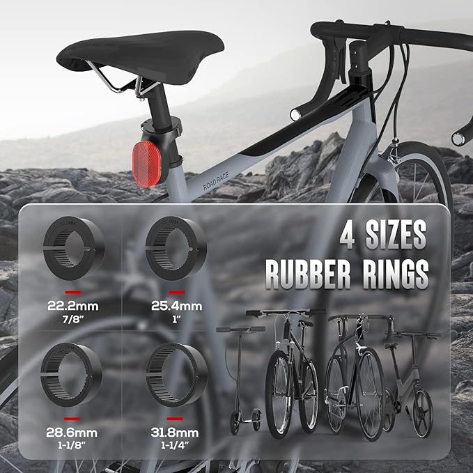 Airtag Bike Mount, Hidden Bicycle Seatpost Mount Compatible - Image 4