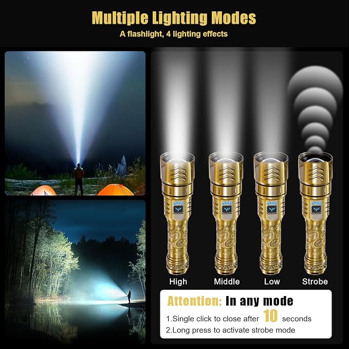 SKYFIRE LED Flashlights High Lumens - Image 6