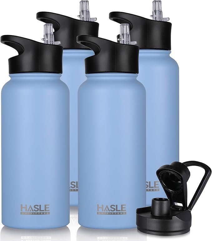 HASLE OUTFITTERS 32 oz Insulated Water Bottle Stainless Steel Double Walled by HASLEOUTFITTERS