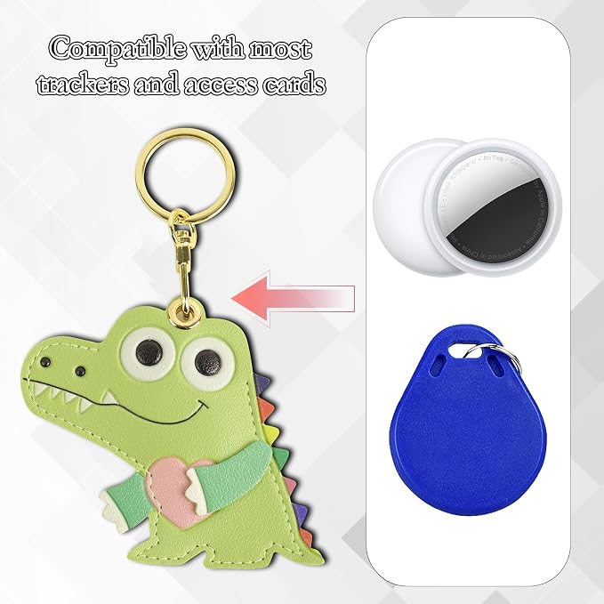Leather Keychain Case Holder Compatible - Image 4