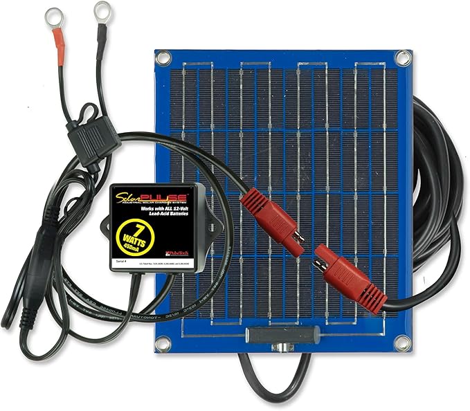 PulseTech SolarPulse SP-7 Solar Battery Charger Maintainer, 7 Watt by PulseTech