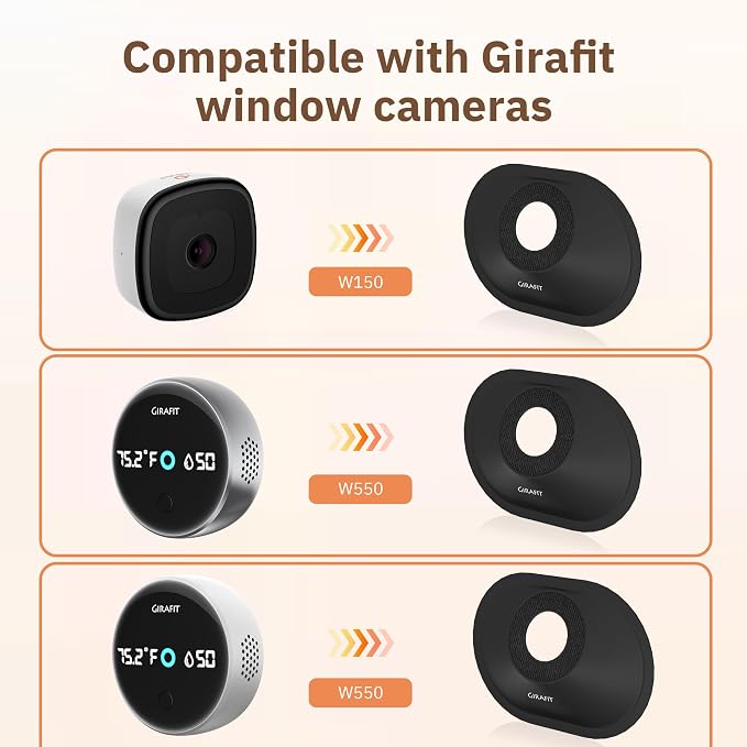 Window Mount for Girafit Window Camera W150, Adjustable Angle Tilt, No Screws - Image 9