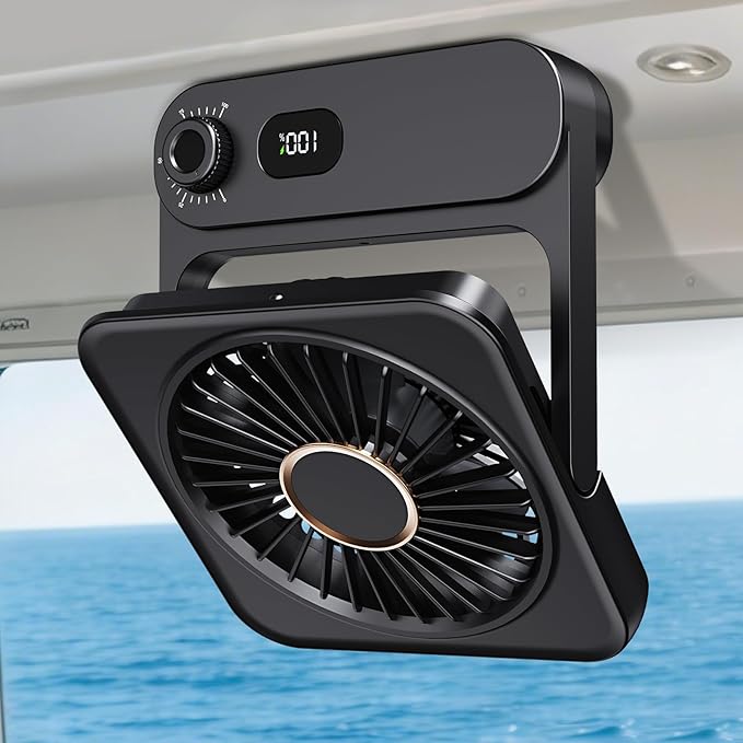 Shintrend Cruise Ship Approved Magnetic Fan, Rechargeable Portable Fan by Shintrend