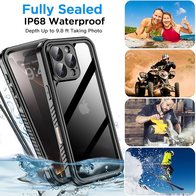 AICase Compatible with iPhone 16 Pro Max Case Waterproof - Image 8