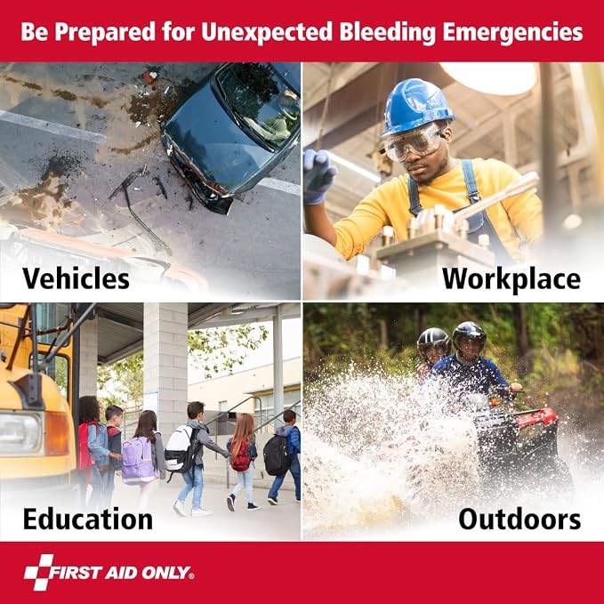First Aid Only 91134 Critical Essentials Bleeding Control Kit - Image 5