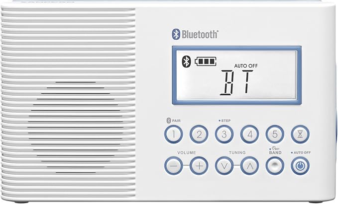 Sangean H202 AM/FM Weather Alert Waterproof Shower Radio - Image 2