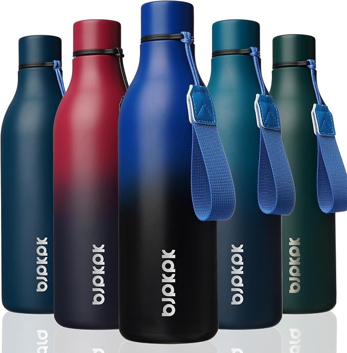 BJPKPK Insulated Water Bottles, 25 oz Stainless Steel Metal Water Bottle by BJPKPK
