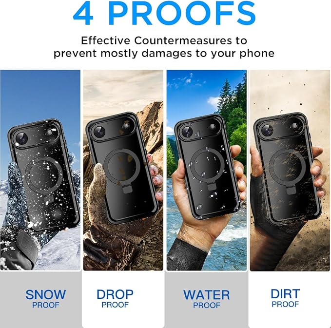 AICase Magnetic for iPhone Air Case Waterproof Magsafe Shockproof Protective - Image 3