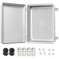 LeMotech Electrical Box, IP67 Waterproof Hinged Cover Stainless Steel Latch by LeMotech