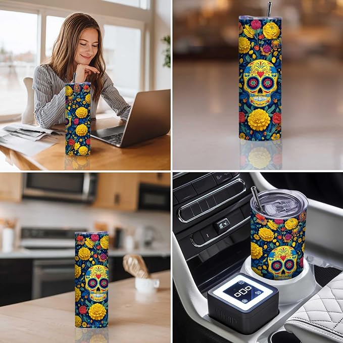 Firmiso 20 oz Tumbler | Insulated Skinny Travel Mug - Image 3