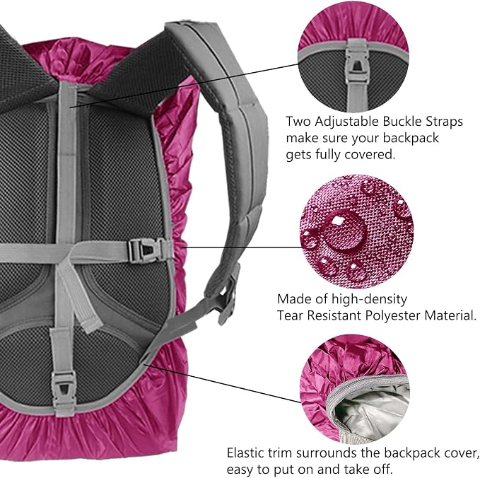 Frelaxy Waterproof Backpack Rain Cover, 10000mm Waterproof Level, Upgraded - Image 5