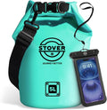 STOVER 5/10/25/30/40/55L Waterproof Dry Bag- Roll-Top Backpack w/Phone Case- by STOVER